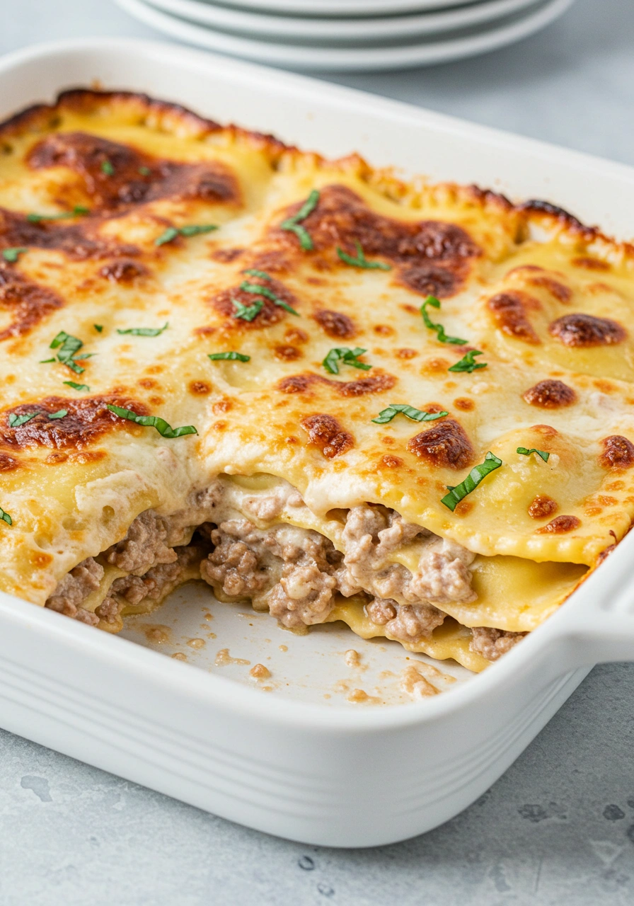 Sausage Alfredo Ravioli Lasagna - secondary view